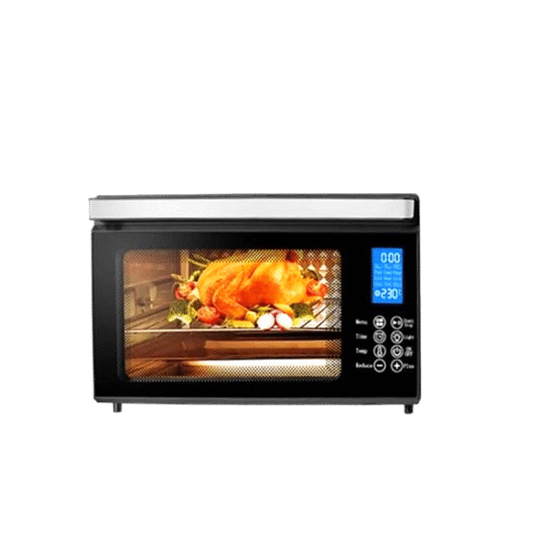 خرید آون توستر 35 لیتری ترام هاوس EO-85351 دارای جوجه گردان و لامپ داخلی از lavazemkhanegibadri.ir